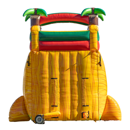 18Ft Orange Surge Single Lane Slide