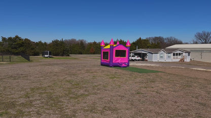 Pink Castle Bounce House