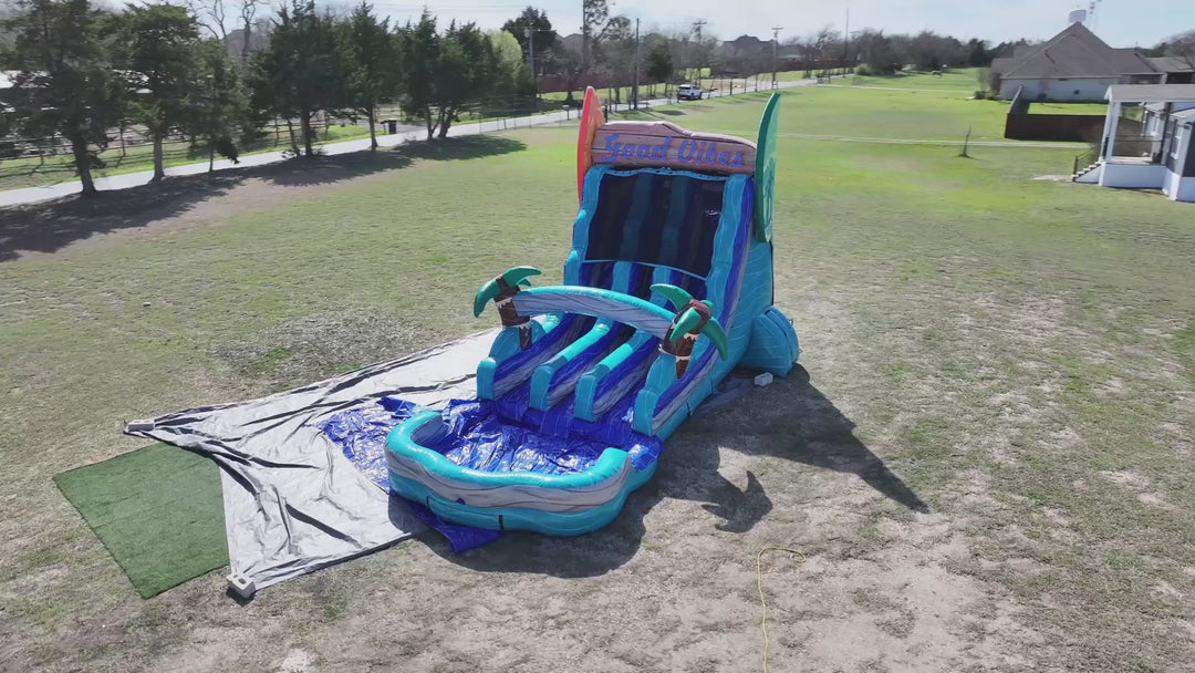 18FT Good Vibes Dual Lane Slide