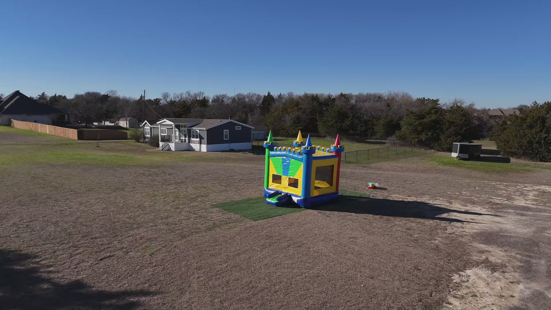 Rainbow Castle Bounce House
