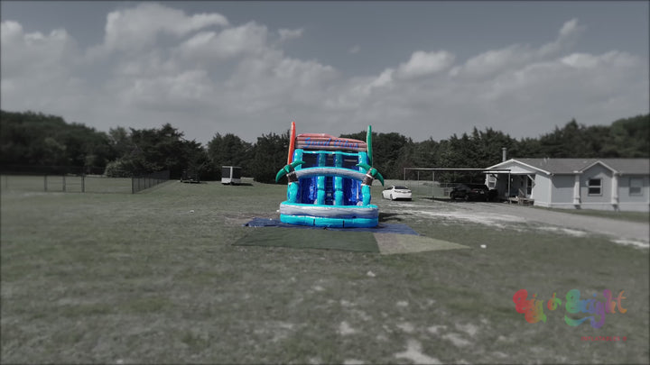 16FT Good Vibes Dual Lane Slide