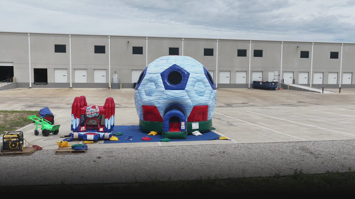 Soccer Ball Bounce House