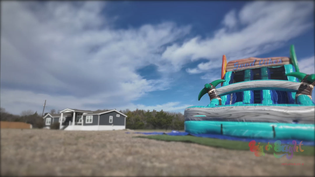 20FT Good Vibes Dual Lane Slide