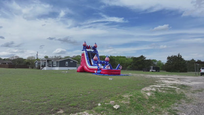 18FT USA Single Lane Slide