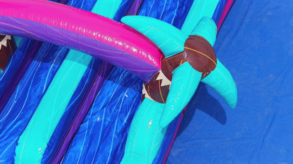 22FT Good Vibes Single Magenta Colorway Slide