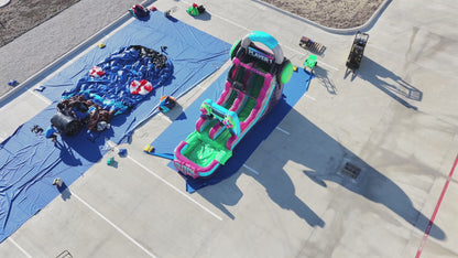 16FT Glitch Single Lane Slide