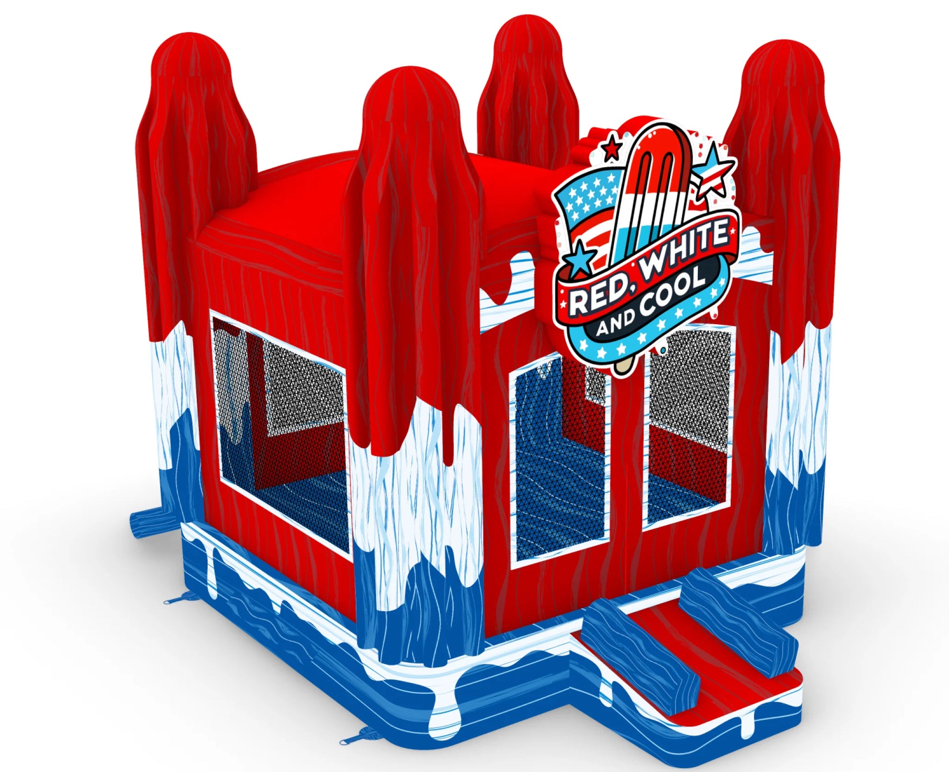 Red White And Cool Popsicle Bouncer