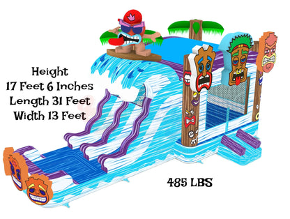 Tiki Tovi's Adventure Combo TikiTovi_sAdventureComboPreorderPrice_3_495-Dimensions - Big and Bright Inflatables