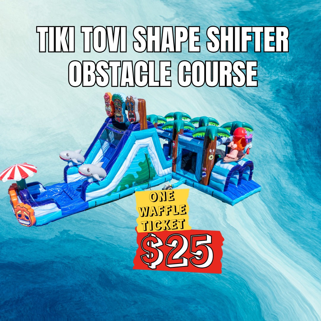 Waffle Ticket for Tiki Tovi Shape Shifter Obstacle Course