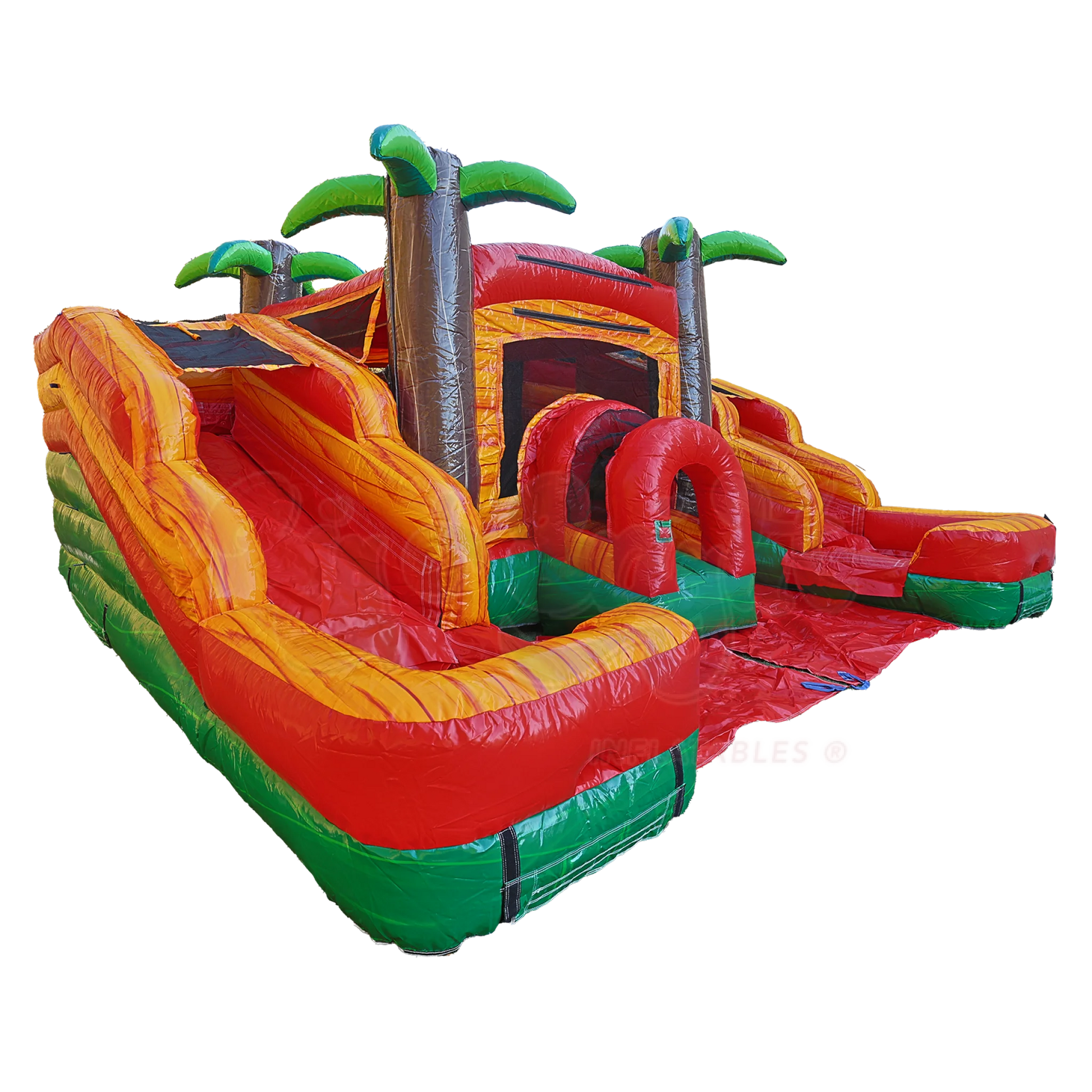 Tropical Dual Mini Combo tropicaloasisminidualcombo4 - Big and Bright Inflatables