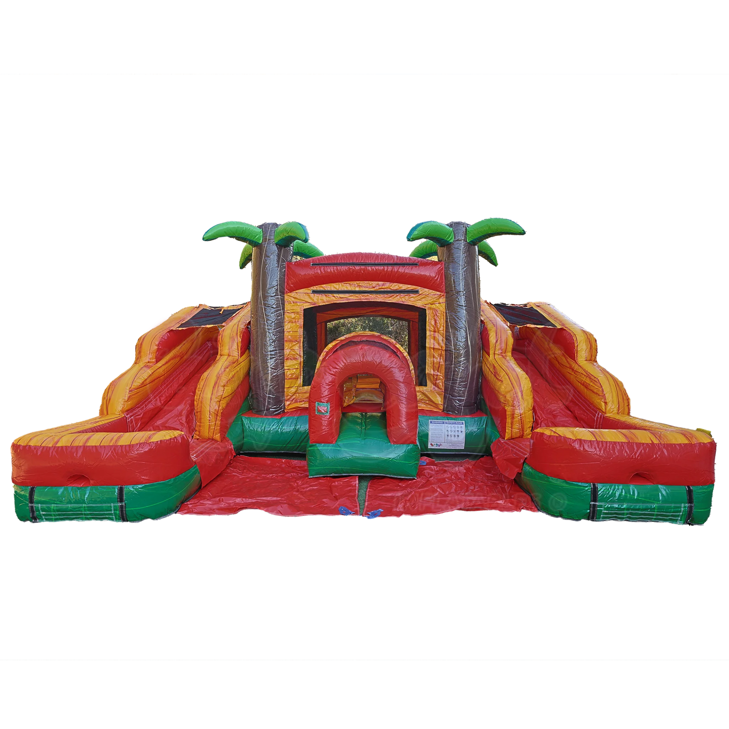 Tropical Dual Mini Combo tropicaloasisminidualcombo2 - Big and Bright Inflatables