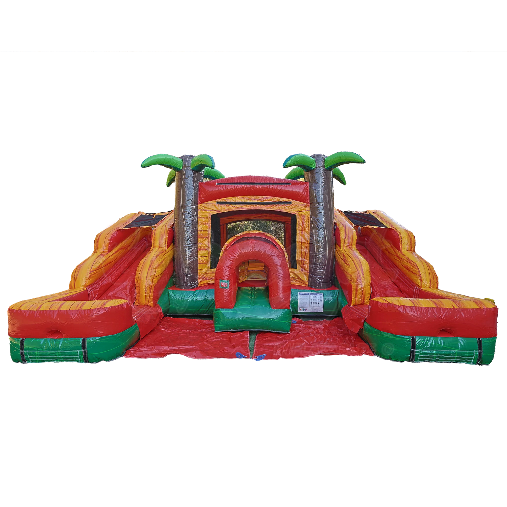 Tropical Dual Mini Combo tropicaloasisminidualcombo2 - Big and Bright Inflatables