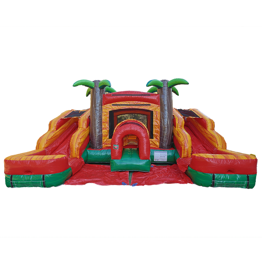Tropical Dual Mini Combo tropicaloasisminidualcombo2 - Big and Bright Inflatables