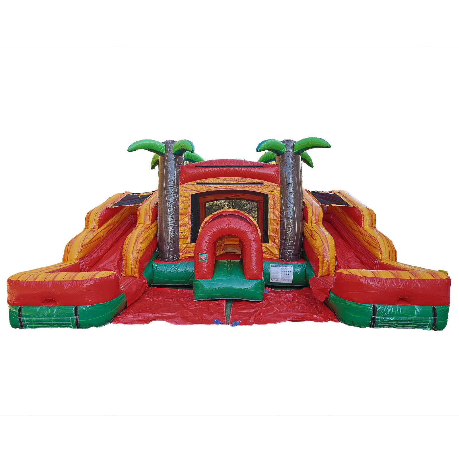Tropical Dual Mini Combo tropicaloasisminidualcombo2 - Big and Bright Inflatables
