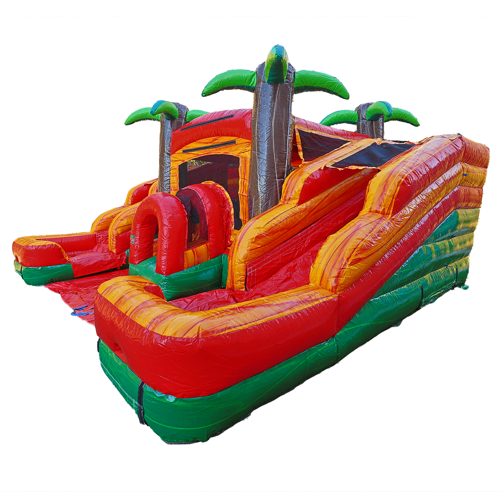 Tropical Dual Mini Combo tropicaloasisminidualcombo3 - Big and Bright Inflatables