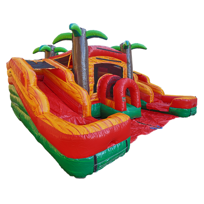 Tropical Dual Mini Combo tropicaloasisminidualcombo4 - Big and Bright Inflatables