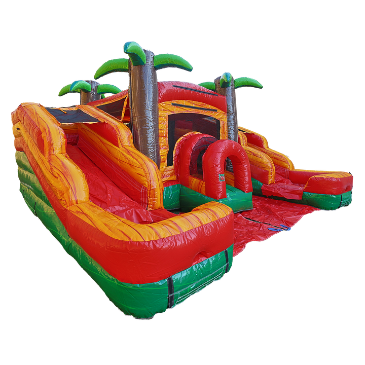 Tropical Dual Mini Combo tropicaloasisminidualcombo4 - Big and Bright Inflatables