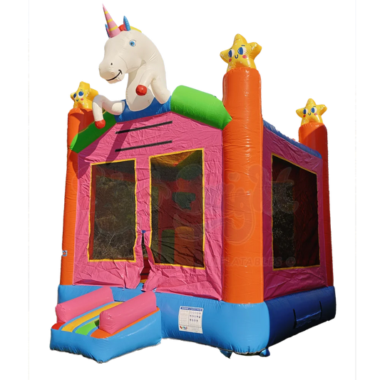 Unicorn Bounce House 2R6_0852 - Big and Bright Inflatables